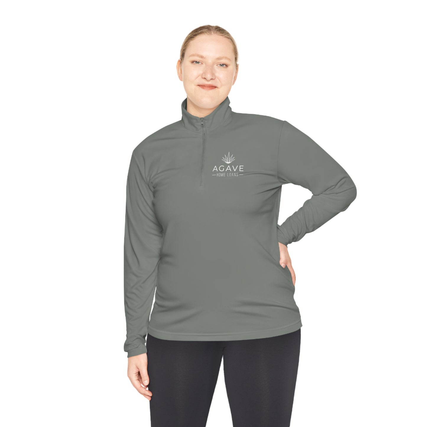 Agave Quarter-Zip Pullover